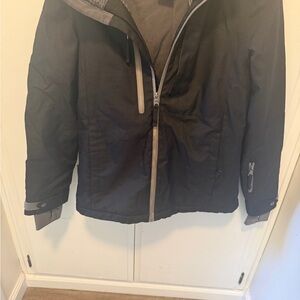 Turbine Black and Gray Jacket